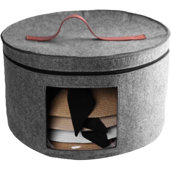 Fabric Hat Storage Container Home Travel NEW - Picture 8 of 9